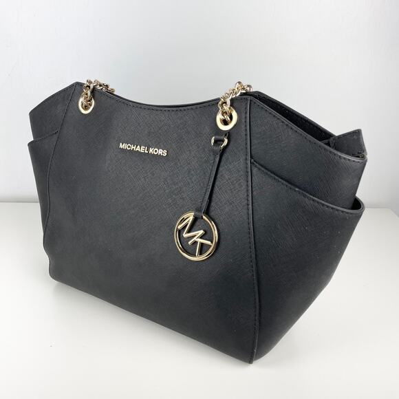 Michael Kors Black Leather Bag - Picture 3 of 5